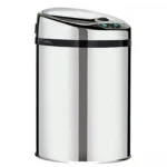 Lixeira automática premium com sensor em inox 9 litros Kazalinda em fundo branco
