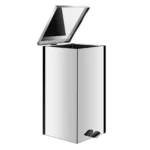 Lixeira Quadrada em Aço Inox com Pedal 50 Litros Ecobin - Imagem 2
