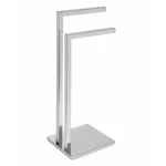 Porta toalhas de pia duplo inox 304 polido brilhante Kazalinda 1