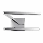 Porta toalhas de pia duplo inox 304 polido brilhante Kazalinda 1
