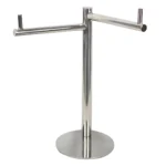 Toalheiro de Pia Duplo Redondo em Inox 304 Polido - Inovar Metais