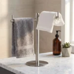 Toalheiro de Pia Duplo Redondo em Inox 304 Polido - Inovar Metais - Imagem 4