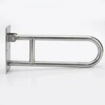 Barra de Apoio Articulada Inox 60cm para Banheiro Edmetal +Segura - Imagem 3