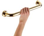 Barra de Apoio em Latão Dourado 40cm