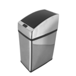 Lixeira Automática Sensor Inox Polido 3 Lts Litros Quadrada - Imagem 4