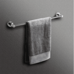 Porta Toalha de 30cm Acabamento Redondo em Liga de Cobre Cromado - TM176102 - Imagem 3