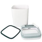 Lixeira Inteligente Automática Branca com Sensor e Led 13L - Imagem 9