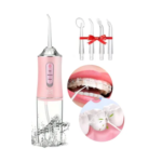 Limpador Bucal Irrigador Oral Portátil Bivolt Rosa - Imagem 2