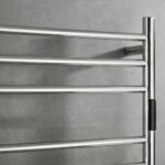 Toalheiro Térmico Redondo Inox Polido Grande Bivolt com Timer Digital Kazalinda - Imagem 5