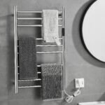 Toalheiro Térmico Redondo Inox Polido Grande Bivolt com Timer Digital Kazalinda - Imagem 3