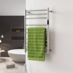 Toalheiro Térmico Redondo Inox Polido Grande Bivolt com Timer Digital Kazalinda - Imagem 2