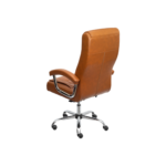 Cadeira De Escritório Oslo Caramelo Com Molas 3321 Or Design - Imagem 3