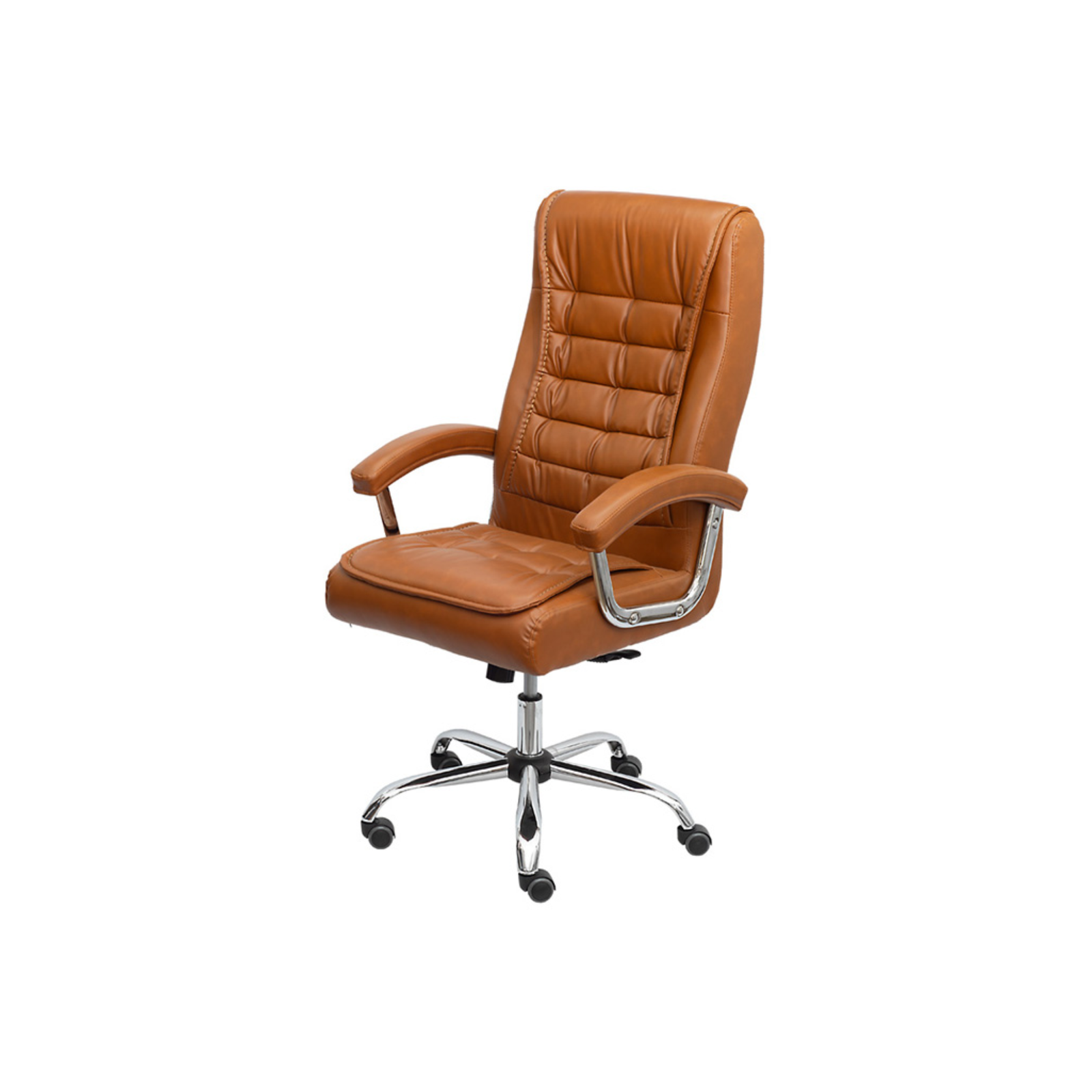 6037549-1.png Cadeira De Escritório Oslo Caramelo Com Molas 3321 Or Design - Imagem 1