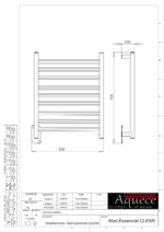 Toalheiro Térmico Essencial Clean Branco Aquece - Imagem 2