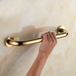 Alça Barra de Apoio em Latão Dourado Polido 60 cm - Imagem 3