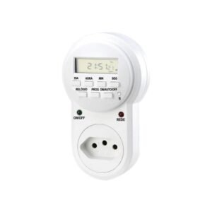 Timer Digital Bivolt Automatico com Contagem Regressiva e 20 Programacoes Kazalinda