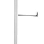 Papeleira de Chão Quadrada Dupla em Inox 304 - KZI