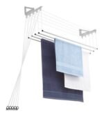 Varal Individual para Teto ou Parede com 5 Varetas em Alumínio - 150cm