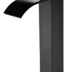 Torneira Banheiro Preta Lavabo Cascata Monocomando Bica Alta