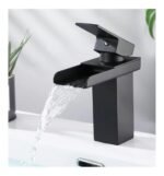 Torneira Banheiro Monocomando Lavatório Cascata Dc6006 Preto - Imagem 4