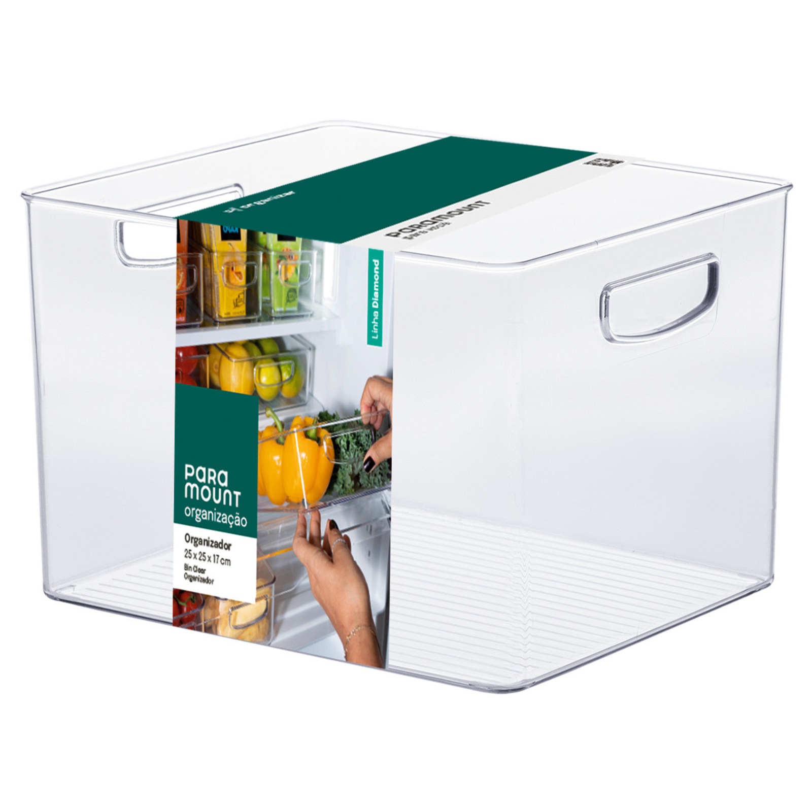 7367371.png Organizador Quadrado Diamond Cristal 1073 Paramount - Imagem 1