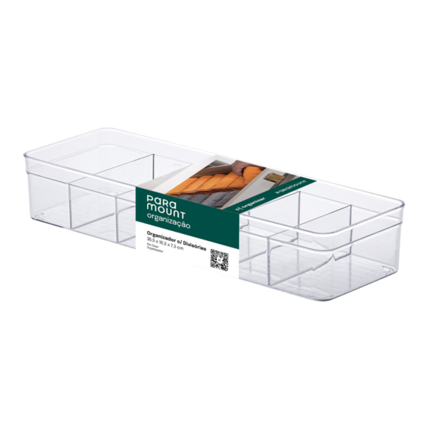 Organizador Diamond Com Divis?rias Cristal 1128 Paramount