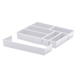 Organizador De Talheres Com Extensor Branco 1360 Paramount