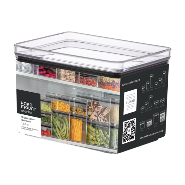 Organizador Multiuso Lumini 1.800ml 1374 Paramount