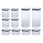 Kit B 10 Potes Quadrado Lumini 1943 Paramount