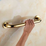 Barra de Apoio em Latão Dourado 30cm - Imagem 5