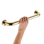 Barra de Apoio em Latão Dourado 45cm - Imagem 2