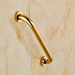 Barra de Apoio em Latão Dourado 45cm - Imagem 3