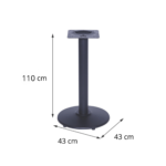 Base de Mesa Preto 2206 Bistro Or - Imagem 4