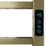 Toalheiro Termico Quadrado Dourado Escovado c/ Timer Direito ou Esquerdo - Imagem 3