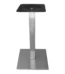 Base de mesa inox quadrada OR 2201 para tampos de até 100cm em fundo branco