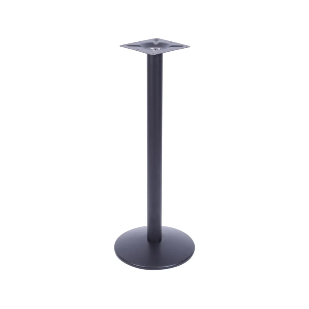 Base de mesa preta 2206 Bistro Or em fundo branco