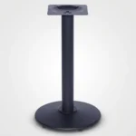 Base de mesa preta em aço OR 2206 em imagem premium de catálogo