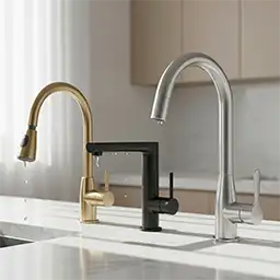 Subcategoria Torneiras que fica dentro de Acessórios de Cozinha