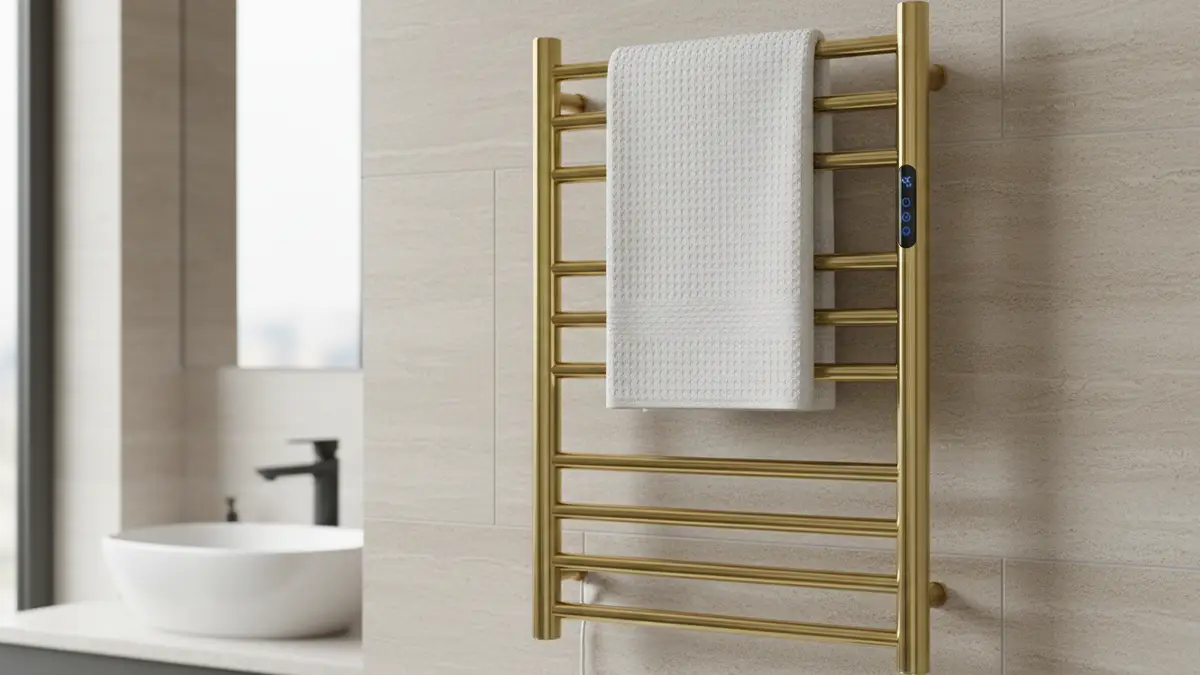 Toalheiro Térmico Redondo Kazalinda Dourado Escovado vale a pena? Análise completa 2026