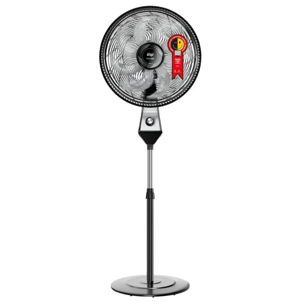 Ventilador de coluna WAP Flow Turbo 50 cm 8 pás 127V em fundo branco