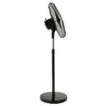 Ventilador de coluna WAP Rajada Pro 60 48cm 5 pás em fundo branco com vista lateral apontado cima