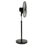 Ventilador de coluna WAP Rajada Pro 60 48cm 5 pás em fundo branco com vista lateral reto