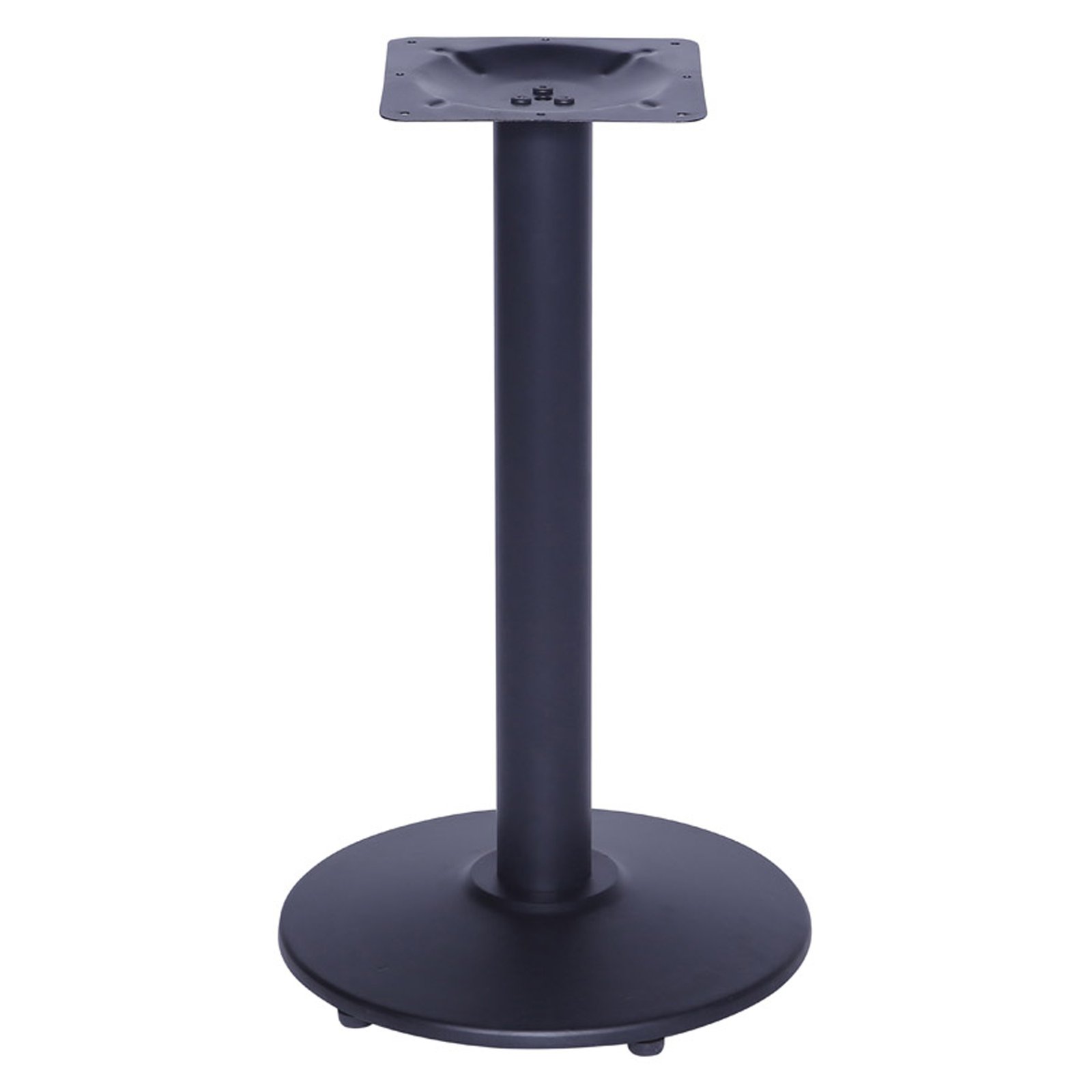 1004092.jpg Base De Mesa Preta Em Aço Para Tampos De Até 100cm Or 2206 - Imagem 1