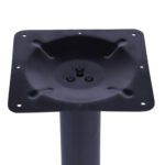 Base De Mesa Preta Em Aço Para Tampos De Até 100cm Or 2206 - Imagem 2