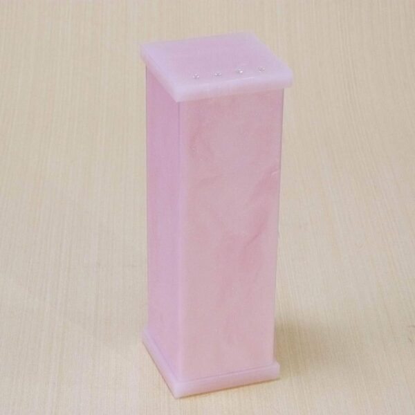 Porta Escova em Acrílico Com Strass Rosa Decor Acrílicos