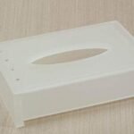 Porta Lenço Cristal em Acrílico Com Strass Jateado Decor Acrílicos