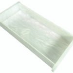 Bandeja retangular Decor s/strass perola 440pex