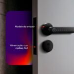 Fechadura Digital Biometria FBE03BK Preta - Imagem 2