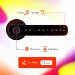 Fechadura Digital Biometria FBE03BK Preta - Imagem 4