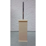 Porta Escova Vaso Sanitario Acrilico Travertino Com Strass - Imagem 2
